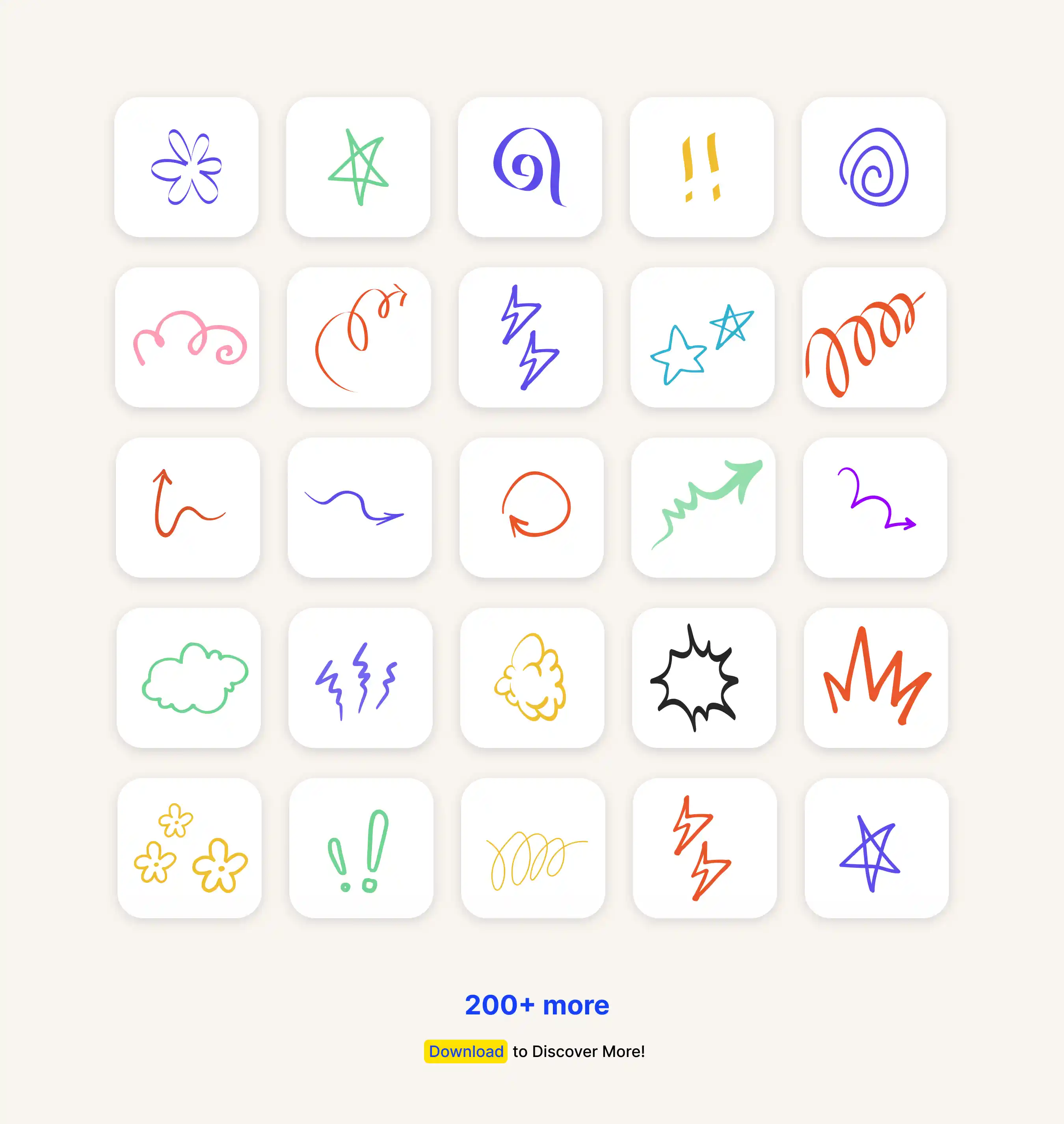 Preview of the Scribbles & Doodles