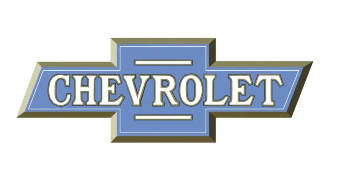 First Chevy bowtie emblem from 1914