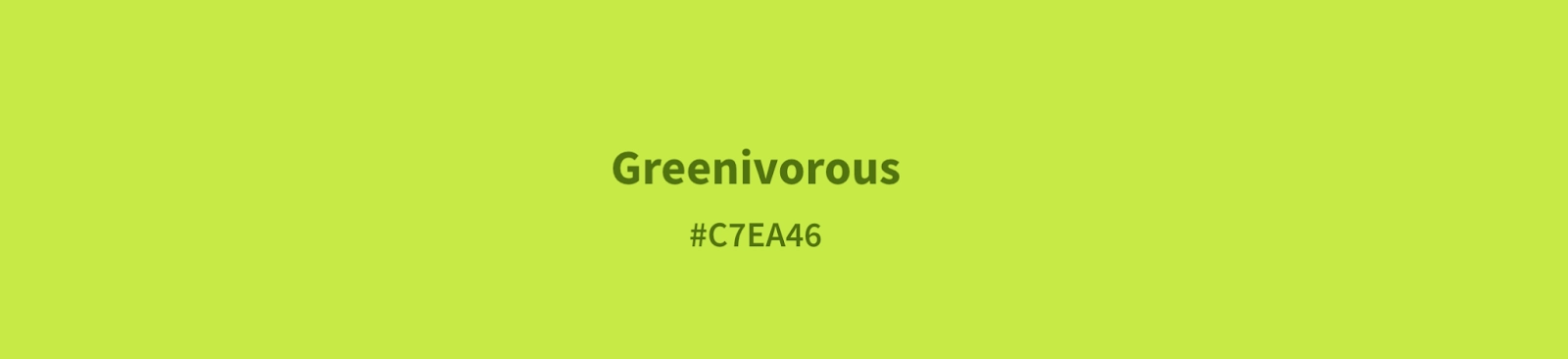 Greenivorous