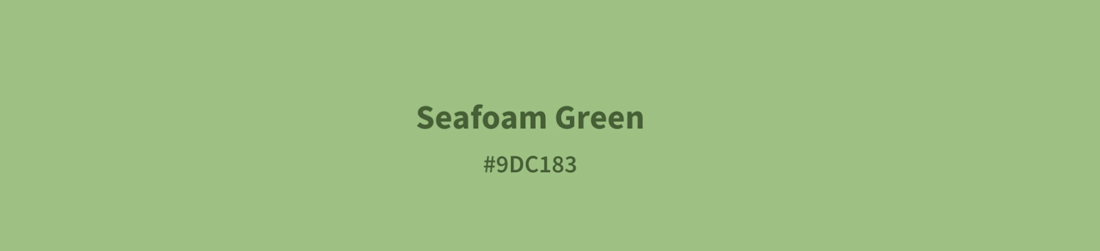 Seafoam Green