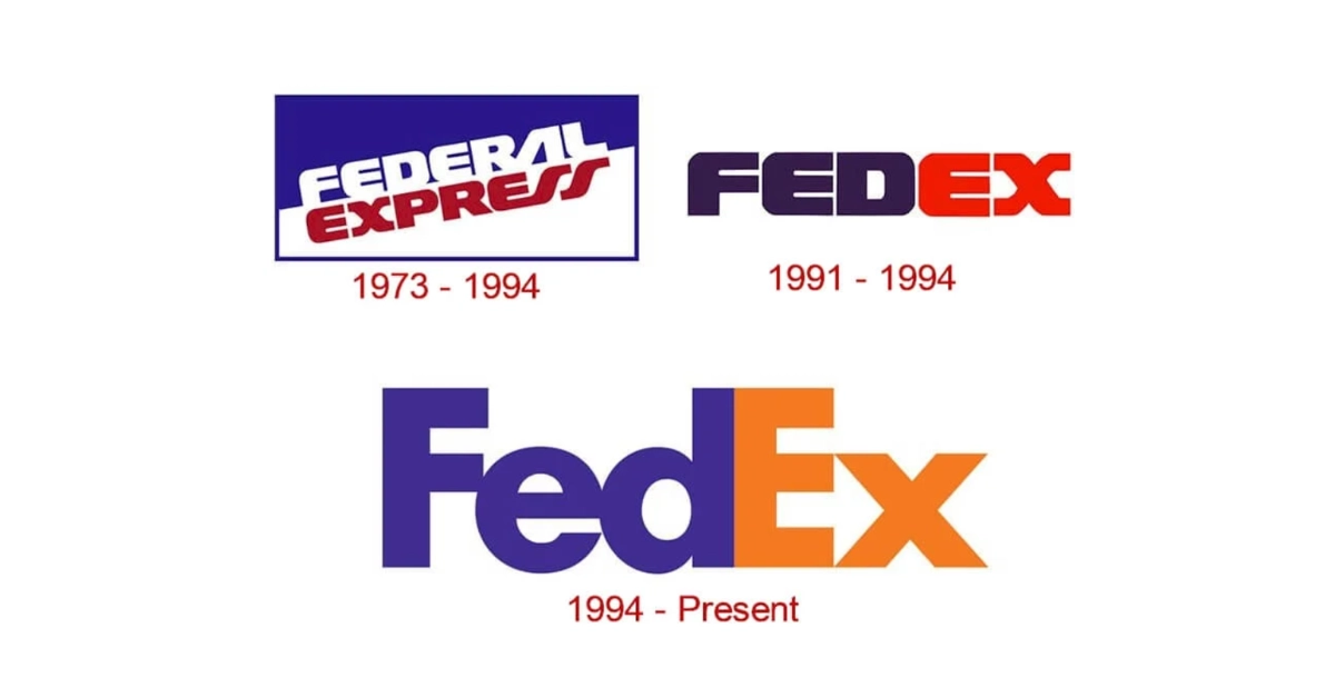 Evolution of the FedEx Logo