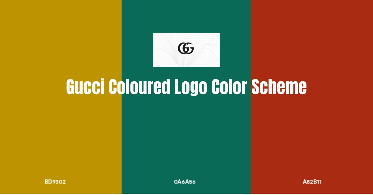 Gucci Coloured Logo Color Scheme