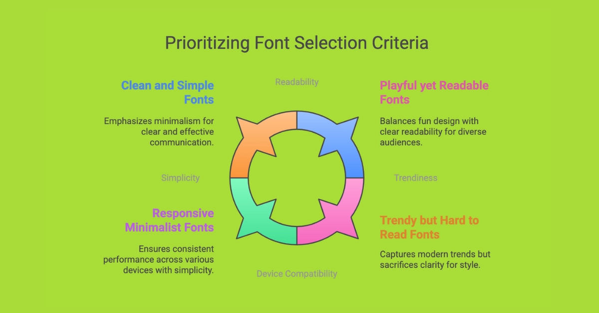 Tips for Choosing the Right Fonts in 2025
