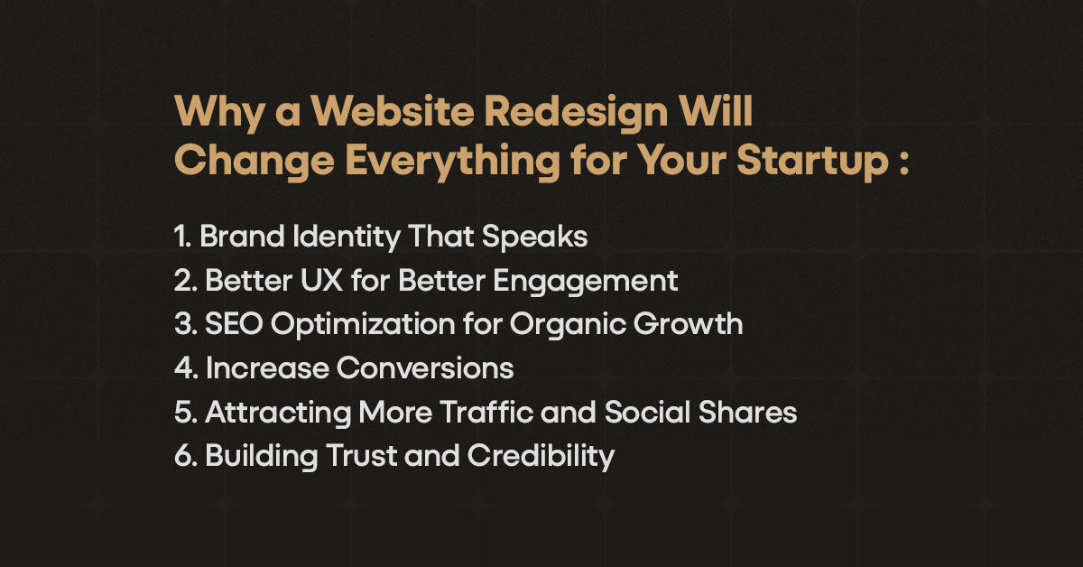 Why a Website Redesign Will Change Everything for Your Startup