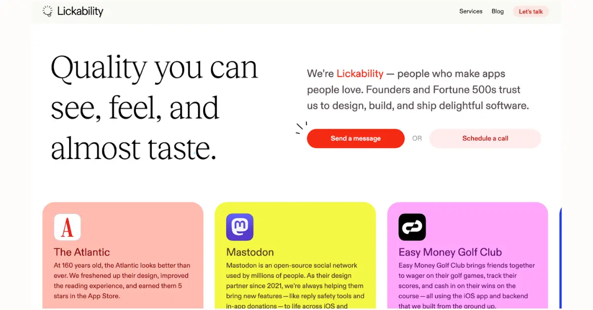 Lickability